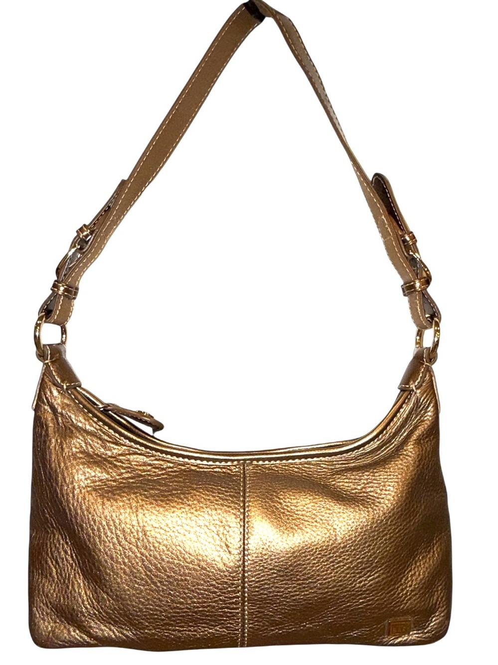 THE SAK Bronze Leather Shoulder Bag - EUC